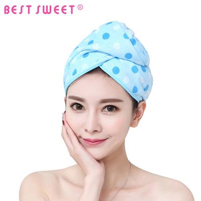 China QUICK DRY cheap cotton hair dryer cap/microfiber after shower hair dryer wrap cap/quick dry hair wrap towel for sale