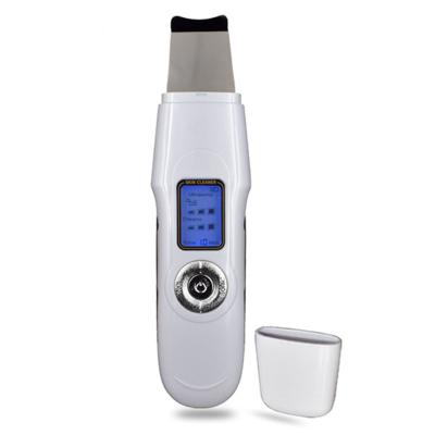 China DFS Portable Photon Ultrasonic Skin Scrubber EMS DEEP CLEANSING Ultrasonic Face Peeling Remover for sale