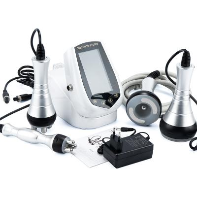 China Ultrasonic face lift new product 4 in 1 cavitation belly fat burner home slimming vacuum body use 40k cavitation slim device for sale