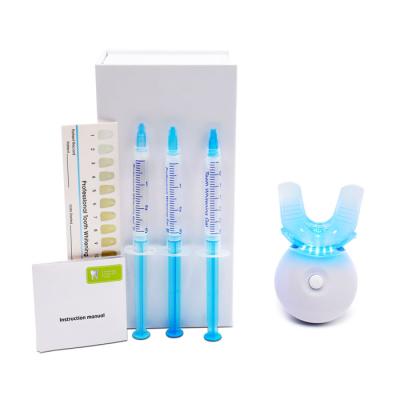 China Blue Light White Teeth in 10 Minutes Teeth Whitening Kit Private Label Service is OK Teeth Whitening Gel Kit for sale