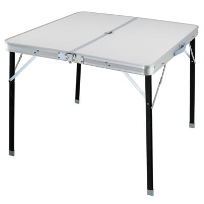 China GATE Square Table Easy Carry Lightweight Aluminum Folding Roll Up 4 Person Compact Main Table for sale