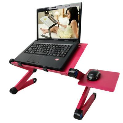 China (Size) Hot Selling Popular Adjustable Laptop Table Laptop Folding Desk With Cooking Fan for sale