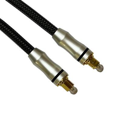 China High Quality Multimedia Toslink To Toslink Gold-Palted Fiber Optic Digital Toslink Audio Optical Fiber Cable for sale