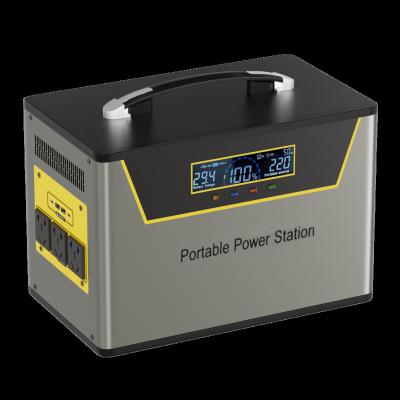 China AC Type C 1500W High Power Portable Power Station With Led Light Power Station Generator for sale