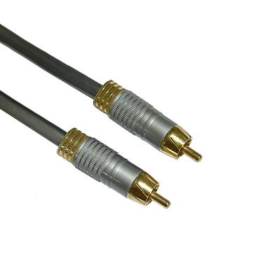 China DVD Player Gold Plated Audio Cable Stereo Plug 1M For Games DVD Set Top Box And TV Cable 3.5mm RCA for sale