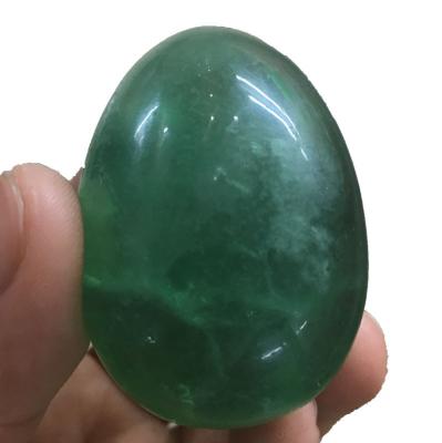 China Wholesale Natural Green Crystal Vaginal Vulva Egg Egg Treatment China Fluorite Crystal Eggs for sale