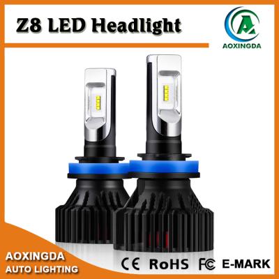 China High Power LED Headlamp Kit 30W 8000 Lumens ZES LED Car Headlight H4 H7 H8 H9 H10 H11 9005 9006 LED Bulb AXD-LHZ8-H11 for sale