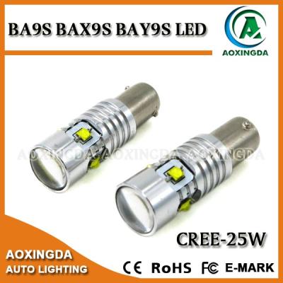 China Super Bright CREE XBD 25W BA9S BAY9S BAX9S LED Light Bulb AXD-SR25W-BA9S for sale