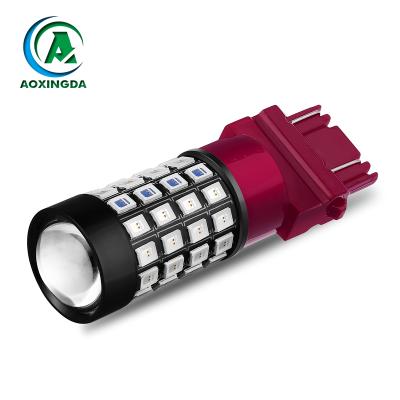 China 850lumen 51SMD 2835 T25 3156 3157 4157 LED Car Red Brake Light Auto Backup Reverse Bulb AXD-3157-2835-51W for sale