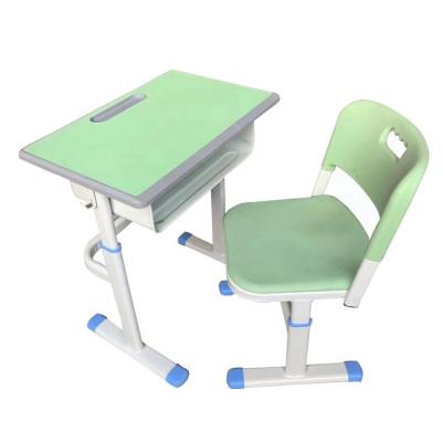 China Modern School Desk And Bench School Study Desk And Chair Student College School Table And Chair Set School Furniture for sale