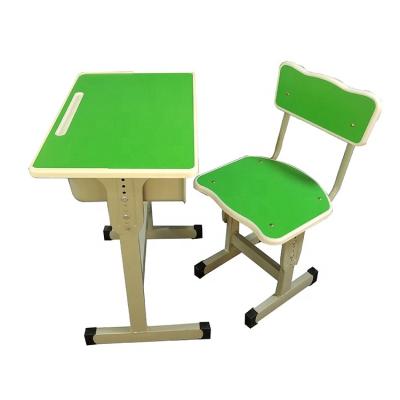 China Modern Hot Sale Education One Person School Chair Desk MDF Class Student Classroom Study Furniture Set for sale