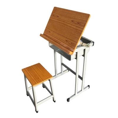 China Factory School Furniture Office Set College Student Modern Classroom School Study Desk And Chair for sale