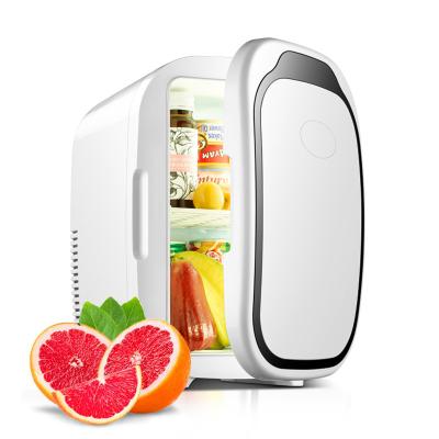 China 6L COMPRESSOR Home Minibar Beauty Mini Cool Fridge Cosmetic Food Smart Cooler Portable Small Refrigerator For Hotel for sale