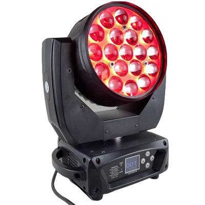 China Sports Stadiums BALMZ1915 Led Zoom Beam Wash 19ps 15W RGBW 4 in 1 Head Professional Moving Light for sale