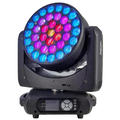 China Advanced Sports Stadiums BALMZ3715 Event Solution Led Zoom Beam Wash 37ps 15W RGBW 4 in 1 Moving Head Professional Stage Light for sale