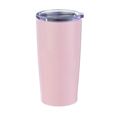 China 2022 Stainless Steel 20oz Sublimation Mug Double Wall Car Vacuum Cup PORTABLE Tumblers With Lid for sale