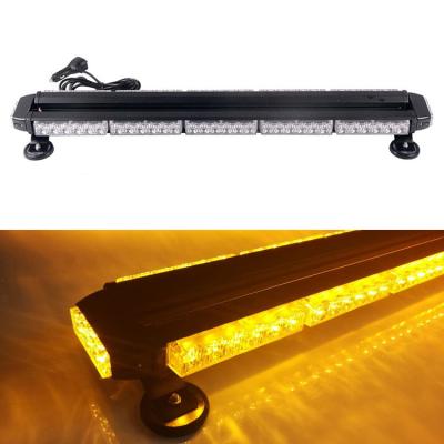 China All vehicles with DC 12V/24V cigarette adapter. 32.3 Inch Double Side Cigarette Plug In 15 Modes Car Truck Snap Tow Trailer Roof Magnetic Mount Snowplow 66 LED Strobe Light Bars for sale