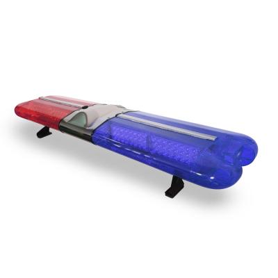 China All vehicles with DC12V/24V power source. 47.2 Inch Vehicle Roof Top Strobe Police Light Bar Warning Flashing Red Blue / Top Mount Police Hazard for sale