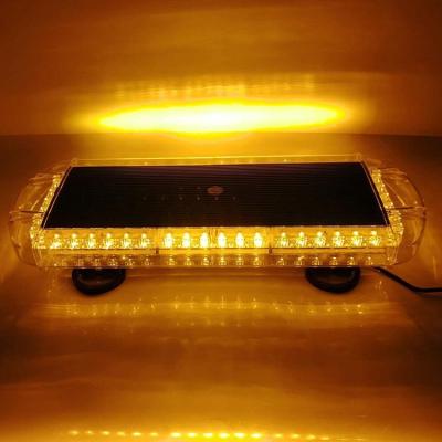 China All Super Bright 3 Watt Led Trucks 48pcs Vehicle Rooftop Magnet Mount Emergency Warning Tow Trucks Snow Plow Strobe Mini Light Bar Amber for sale