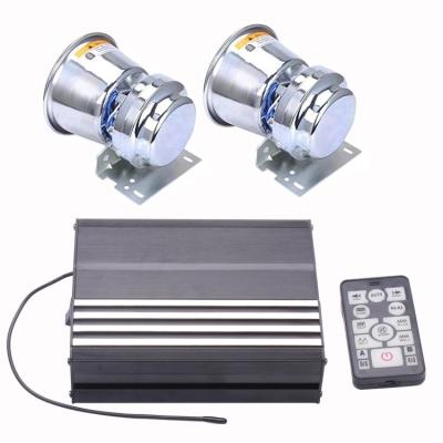 China Equipped for all vehicles and devices with DC 12V power source. 12V 200W Police Siren Amplifier with 2 Round Speakers, Wireless Outdoor Dual, Microphone/PA System, 20+ Modify Tone for Vehicles for sale