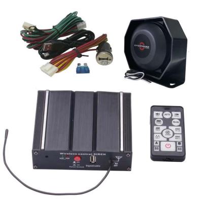 China Equipped for all vehicles and devices with DC 12V power source. 12V 100W Federal Siren Kit 3-Piece Pack 20 Tones with Wireless Remote Police Siren Box Speaker PA System Sirens for Vehicles for sale