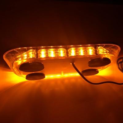 China All Trucks 3 Watt (30pcs) Super Bright LED Vehicle Rooftop Magnet Mount Emergency Warning Tow Trucks Snow Plow Strobe Mini Light Bar Amber for sale