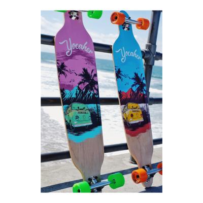 China Complete Youth Longboard Pintail for Filming Skate Videos for sale