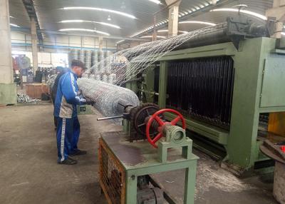 China Double Twists Gabion Wire Basket Making Machine 14 Tons Weight One Year Warranty for sale