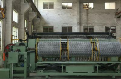 China PLC Control System Fencing Wire Making Machine , Gabion Box Machine Output 4.25M/Min for sale