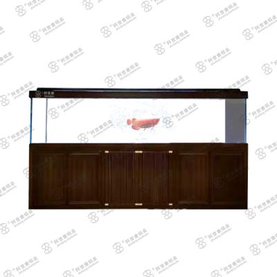 China Viable Wholesale High End Aquarium Fish Tank Cabinet Led Light Bar Aquarium Furniture for sale