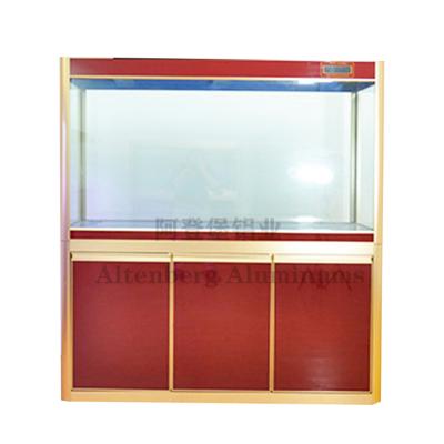 China Altenberg High End Sustainable All Aluminum Profile Fish Tank With Cabinet for sale