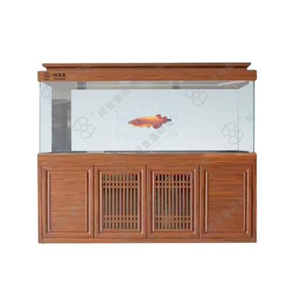 China Sustainable Exaggerated Living Room Ecological Aquarium Ornamental Landscaping Modern Fish Tank for sale