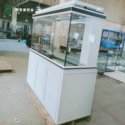 China Double Layer Fish Tanks Aquarium Viable Acrylic Aquarium Large Glass Tank for sale