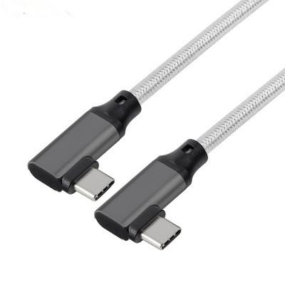 China Cell Phone 5M Cable for Oculus Link Virtual Reality Headset Cable for Oculus Research 2 Cord to Connect to PC 90 Degree Angled Type C to C POW for sale