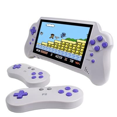 China Support People Game Data Bitten Frog 8 Classic 2 7 Inch Portable Game Player Built In 121 Retro Games In 1 HD Output Handheld Game Console for sale