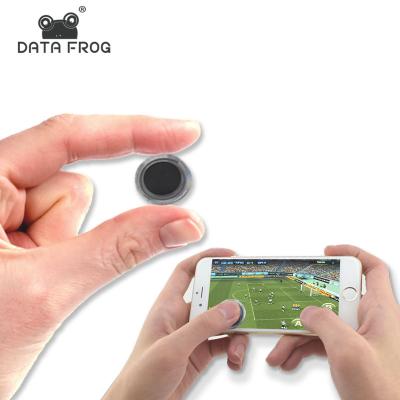 China With Handbreak Data Frog 1pc Black Gamepad Game Sucker Mini Touch Screen Stick Game Mobile Controller For p.u.b.g for sale