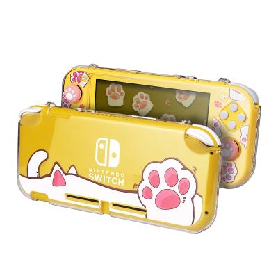 China Shockpoof Data Frog Crystal Protective Clear Protective Case For Nintendo Switch Accessories For NS Switch Lite for sale