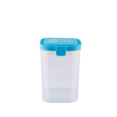 China Plastic Sample Bottle Kitchen Snacks And Raw Cereals Storage Sealed Tank With Cover For Household Use for sale