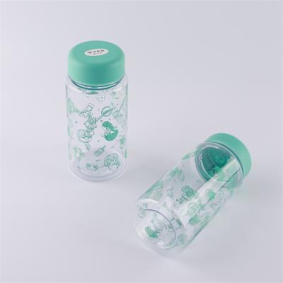 China Sample Bottle Portable Plastic Drinking Water Cups PET Material Juice Bottle for sale