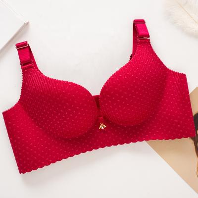 China Anti-Static Sexy Women's Ladies Deep V Push Up Plunge Push Up Underwear Women Bra for sale