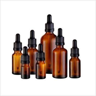 China 5ml 10ml Amber Essence Glass Dropper Bottle 15ml 20ml 30ml 50ml 100ml for sale