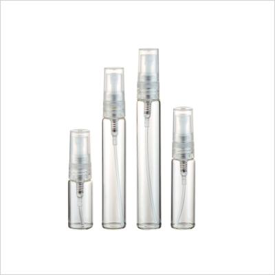 Chine 3ml 5ml 8ml 10ml Amber Glass Spray Bottles Screw sur de petites bouteilles en verre de jet de pp à vendre