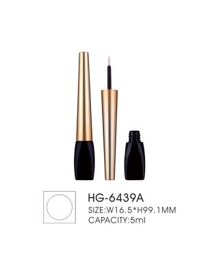 China Plastic Packaging 5ml Empty Eyeliner Bottle Black Square Cosmetic Empty Eyeliner Tubes for sale