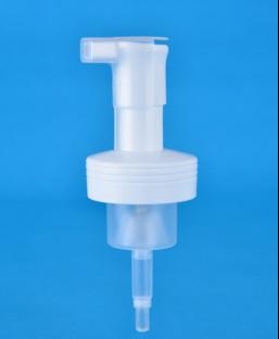 Κίνα Plastic 43-400 Foaming Dispenser Pump With Clear Over Cap 0.8CC Output προς πώληση