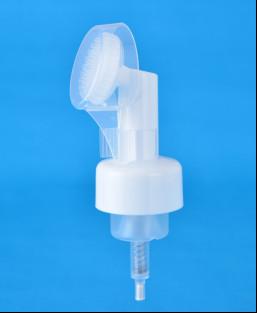 Κίνα Plastic 43-410 Facial Cleanser Foam Pump With Brush 0.8CC 1.5CC προς πώληση