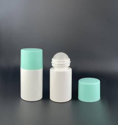 China Round Volume Empty Roll On Bottles PP Plastic 90ml Bid Capacity for sale