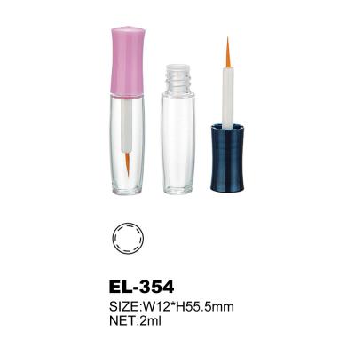 China Cylinder Shape Empty Eyeliner Bottle With Screw Cap 2ml Capacity for sale