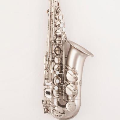 China Nickel Plated Wholesale Customized High Quality Concert Stage Playing Alto Saxophone for sale