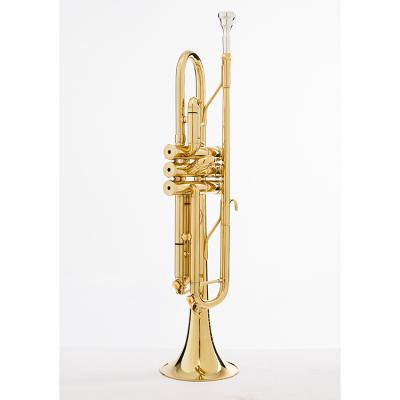 China Ttrumpet is made very carefully by hand the stylish high quality and low price musical instrument trumpet with storage box for sale