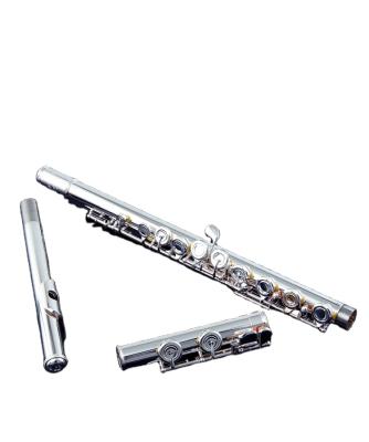 China Cheap Quality Selection Professional Musical Instrument Beginner Flute Silver Plated OEM for sale